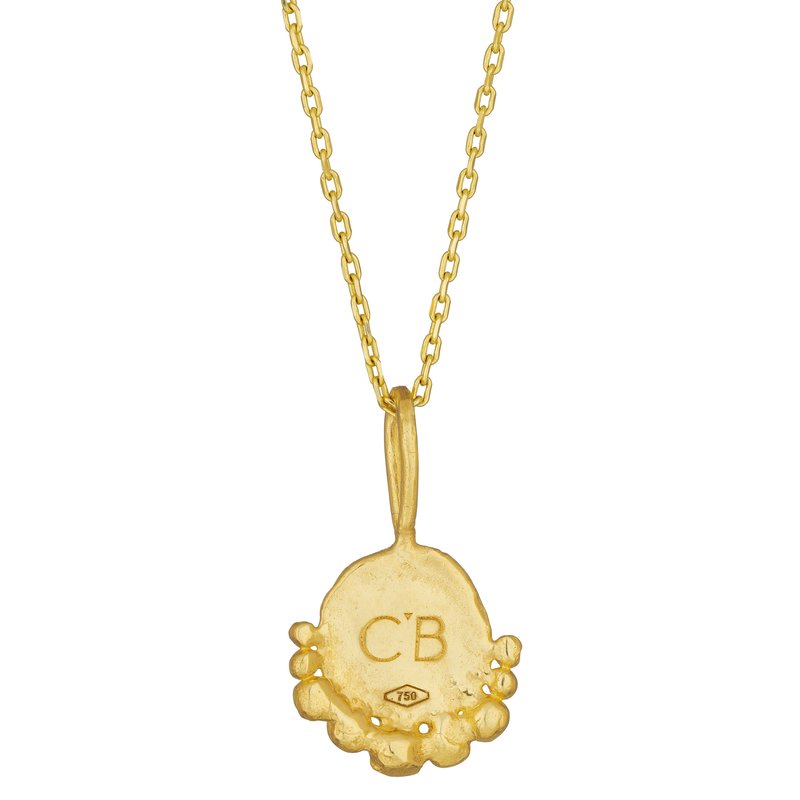 Gorgoneion Protection Pendant - Solid Gold