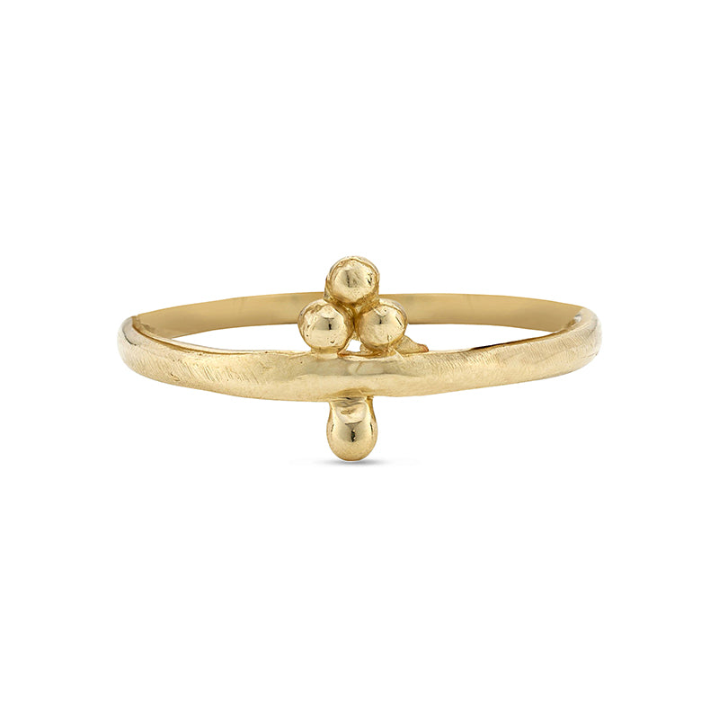 Delta Stacker Ring - Solid Gold