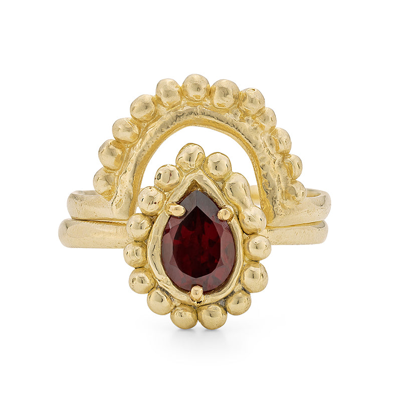 Ceres Stacker Ring - Solid Gold