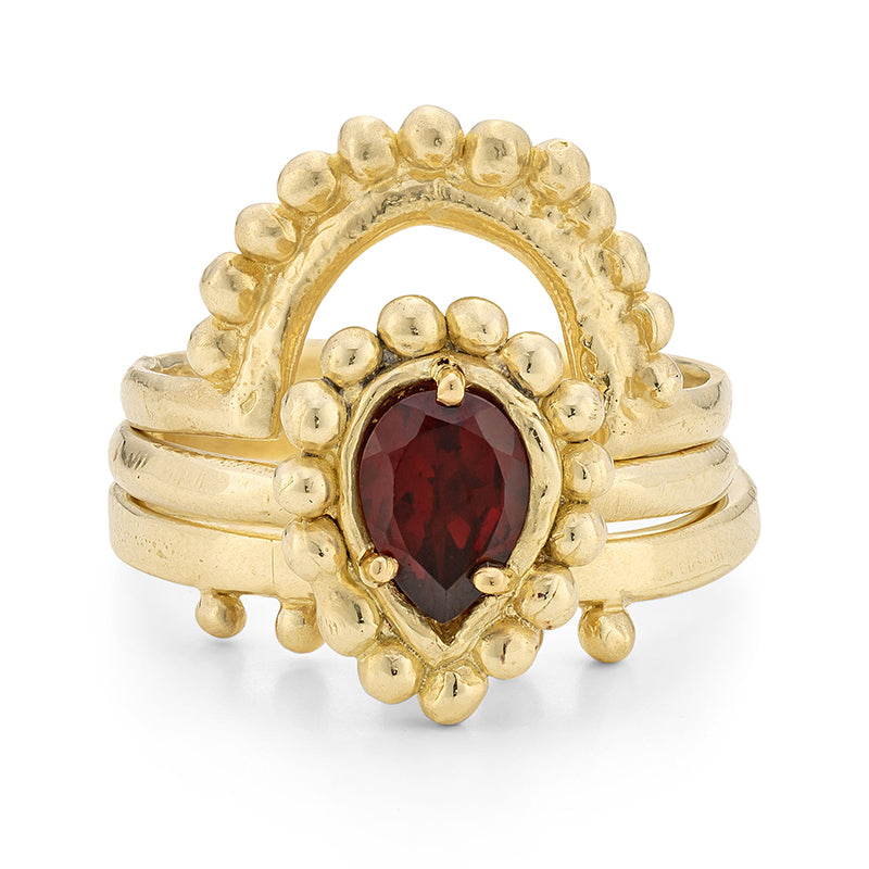 Ceres Stacker Ring - Solid Gold