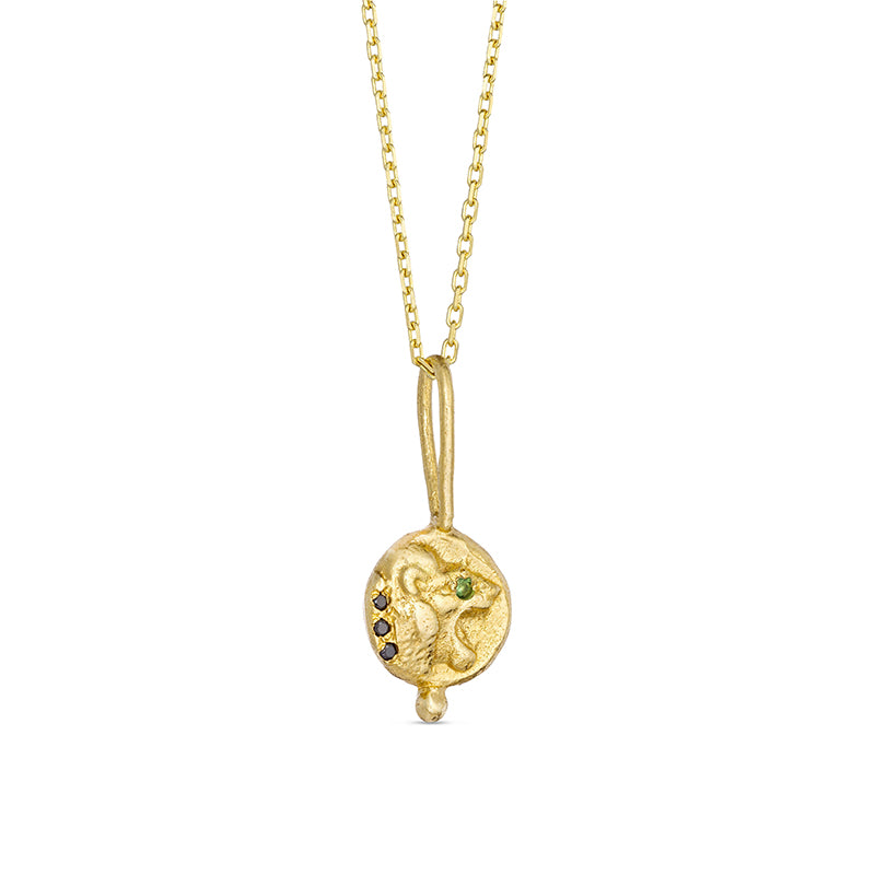 Lydia Lion Prosperity Pendant - Solid Gold