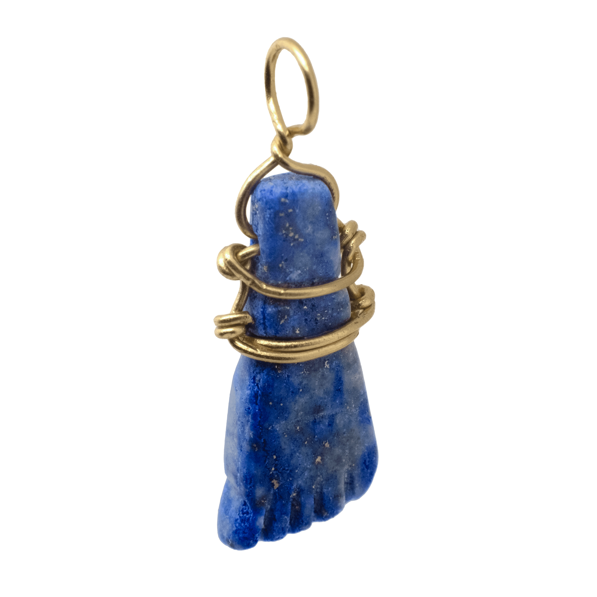 Sama Pendant in Lapis Lazuli  - 18K Gold Plated