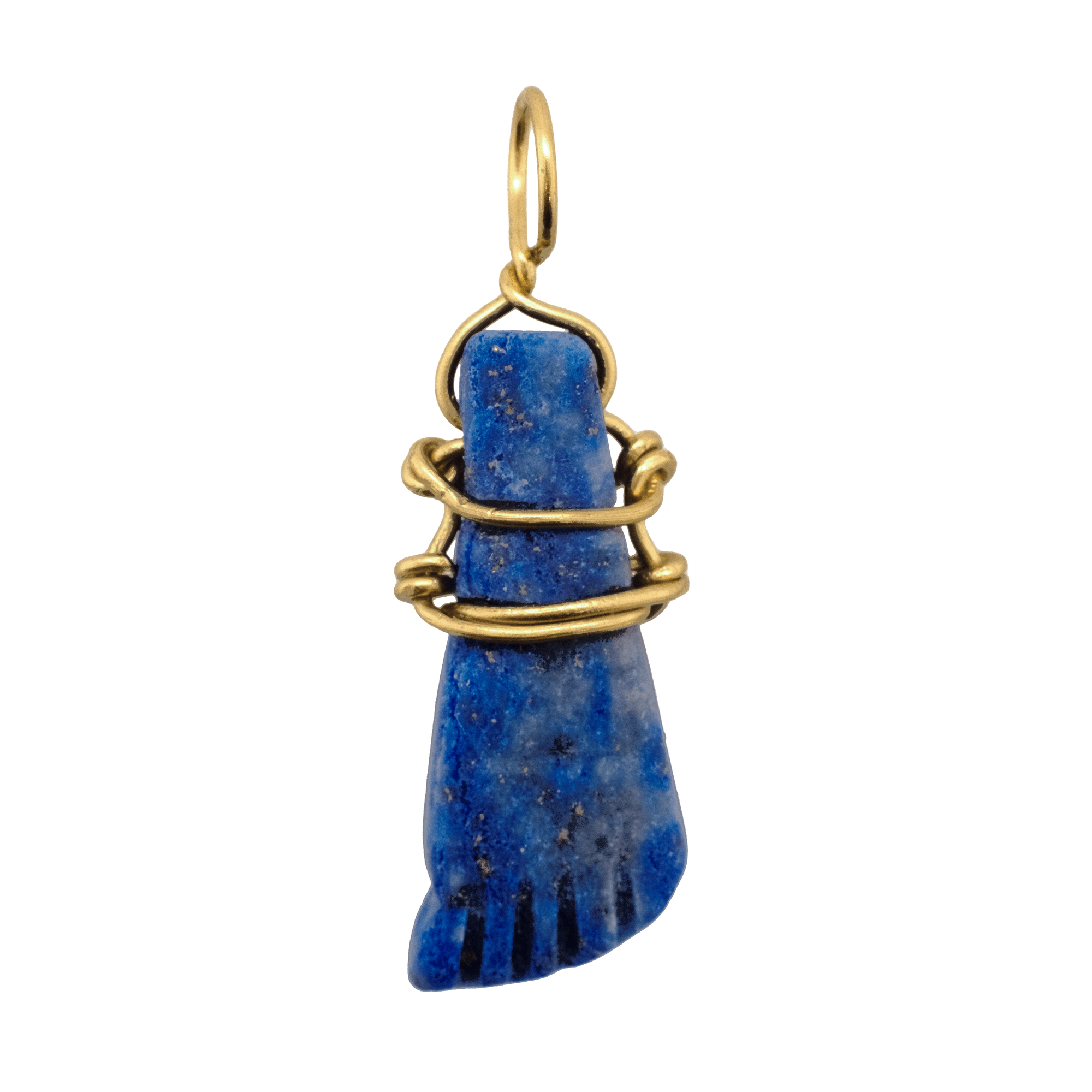 Sama Pendant in Lapis Lazuli  - 18K Gold Plated