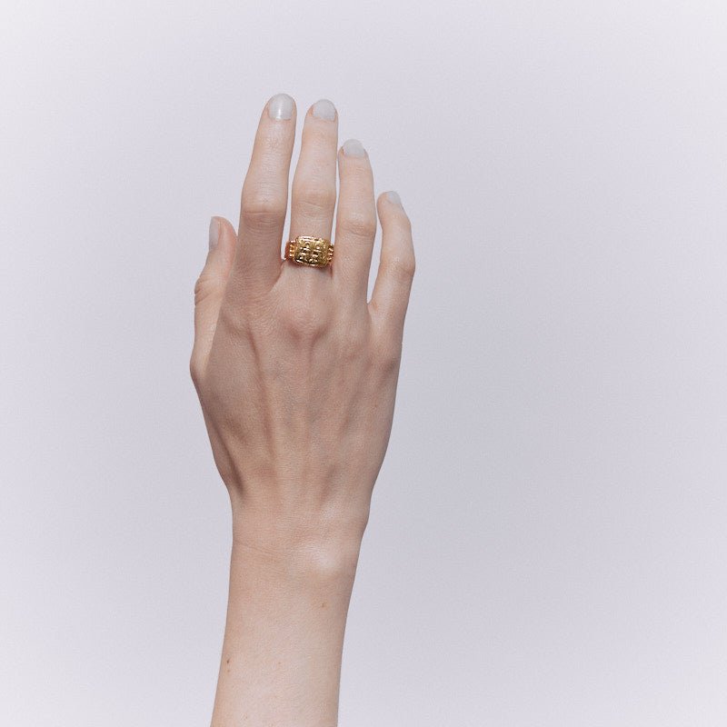 Dioscuri Pinky Ring - 18K Gold Plated