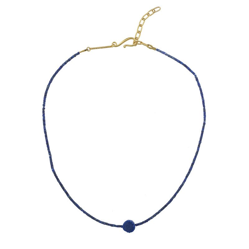 Minuit Necklace in Lapis Lazuli - 18K Gold Plated