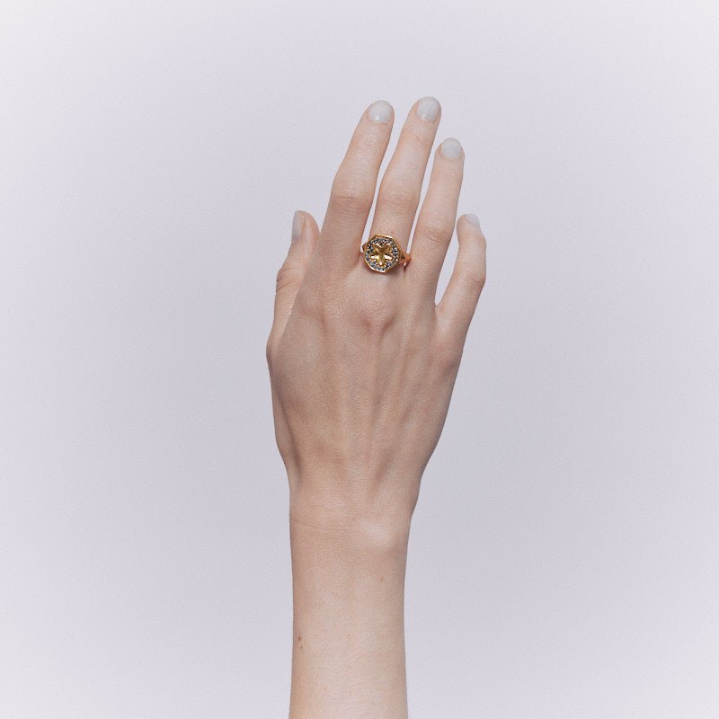 Endymion Ring in Blue - 18K Gold Plated